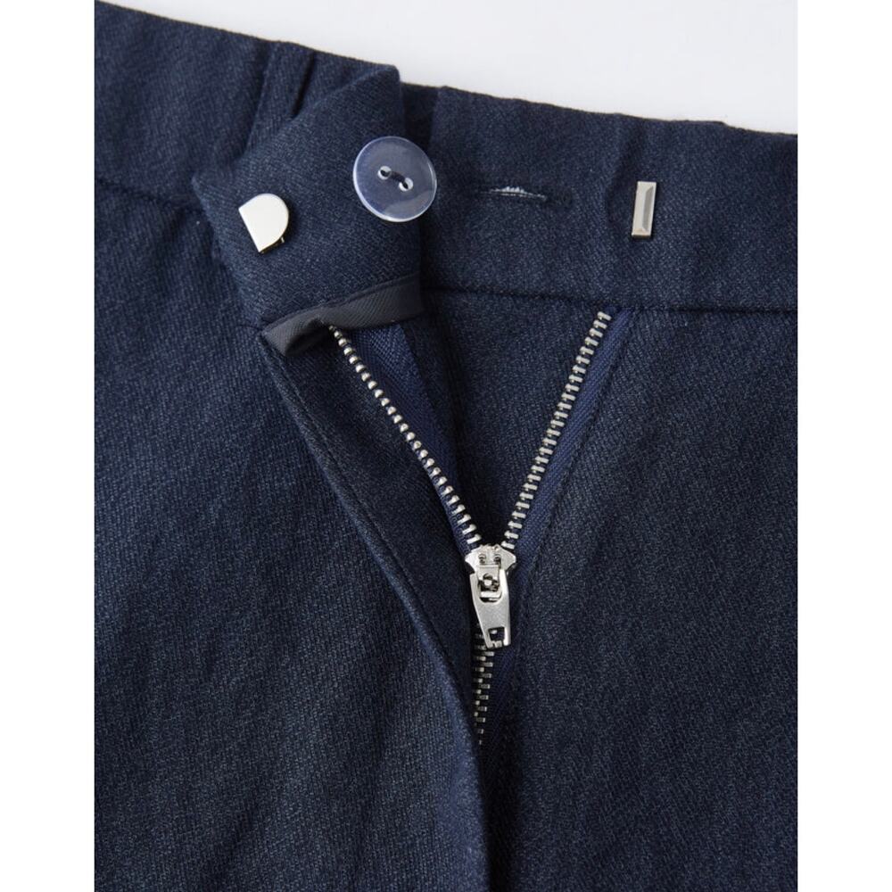 OGL Viscose-Linen Weave European Linen Mid Rise Flared Pant with Pockets - Picture 2 of 7